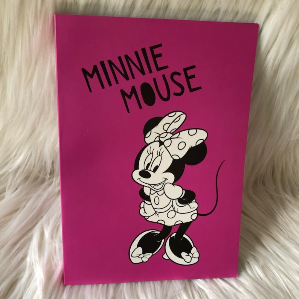 Minnie Mouse Pink Softcover Notebook